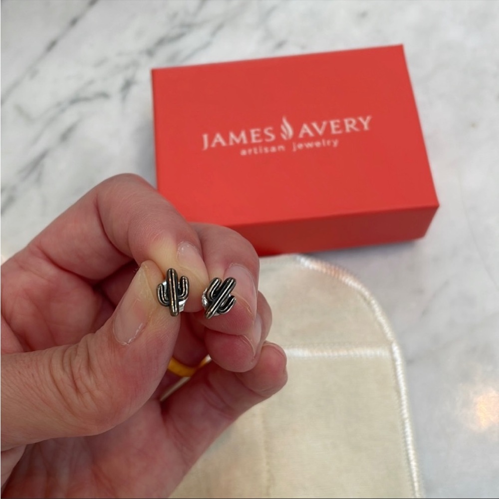 James Avery Cactus Earring Studs